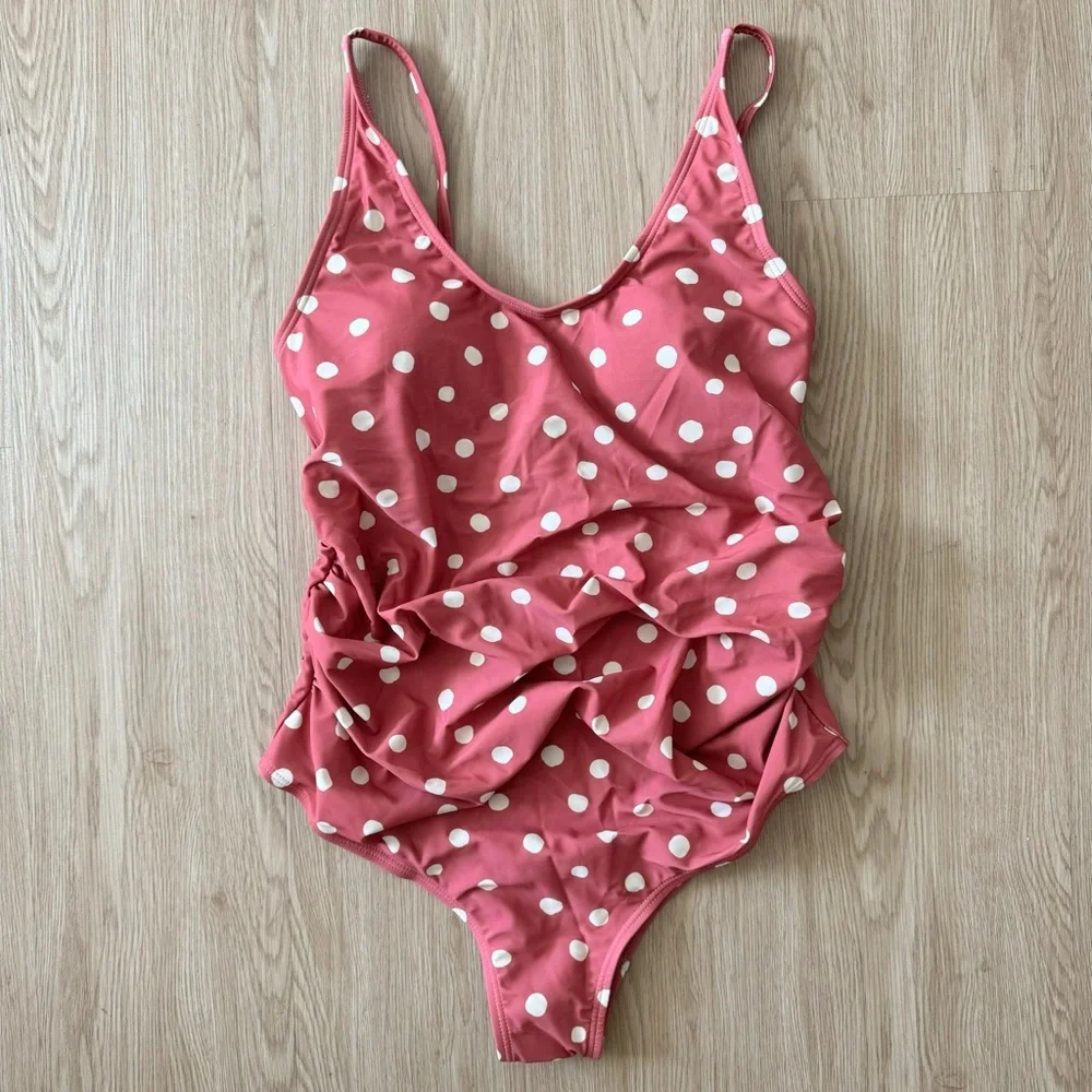 Pinkblush polka dot one piece swimsuit bathing suit NWOT - Picture 6 of 6